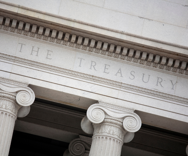 US treasury department building