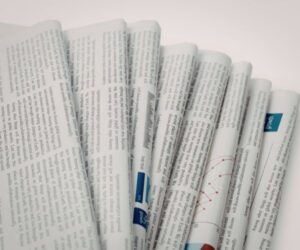 pile of newspapers